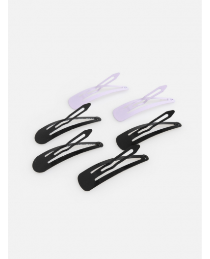 Набор из 6 заколок для волос дет. Barar разноцветный