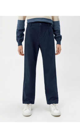 Брюки (утепленные) детские для мальчиков Fumio темно-синий