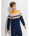 Джемпер детский для мальчиков Orlando темно-синий