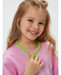 Комплект (бусы + кольцо(2шт)) детский Tati светло-зеленый