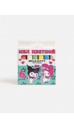 Набор из 6 мелков для рисования Wheels цветной