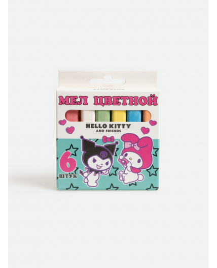 Набор из 6 мелков для рисования Wheels цветной