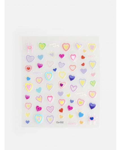 Декоративные детские наклейки на ногти Manna разноцветный