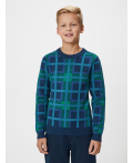 Джемпер детский для мальчиков Marcelo клетка