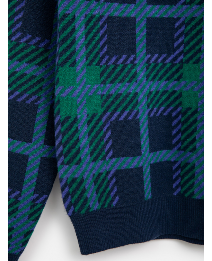 Джемпер детский для мальчиков Marcelo клетка