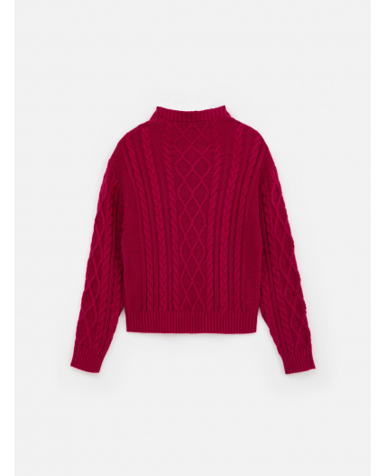 Свитер детский для девочек Linda бордовый
