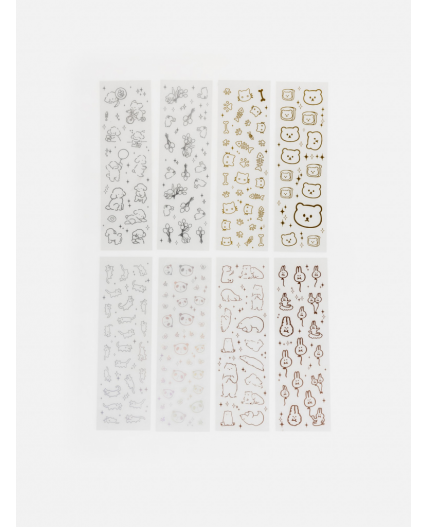 Декоративные детские наклейки Curut разноцветный