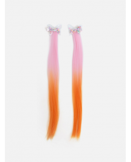 Набор из 2 заколок для волос дет. Saja цветной