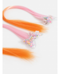 Набор из 2 заколок для волос дет. Saja цветной