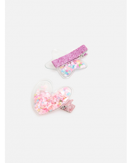 Набор из 2 заколок для волос дет. Toby цветной