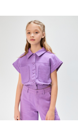 Жилет детский для девочек Malavi фиолетовый