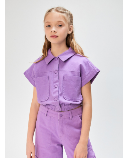 Жилет детский для девочек Malavi фиолетовый