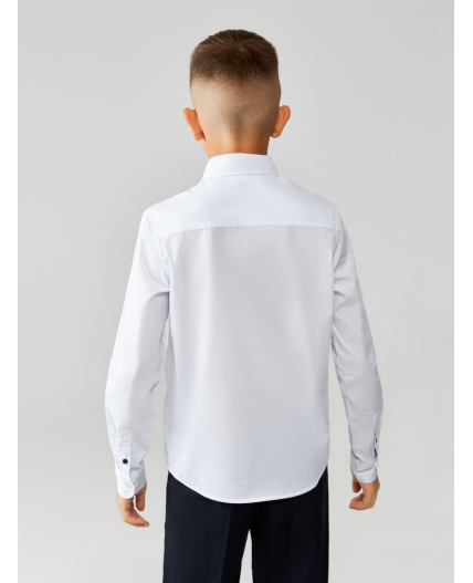 Сорочка верхняя детская для мальчиков Oliver белый