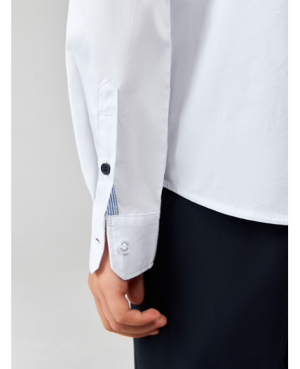 Сорочка верхняя детская для мальчиков Oliver белый