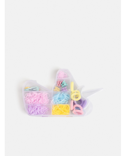 Набор из 300 резинок и 8 заколок для волос дет. Bryony разноцветный