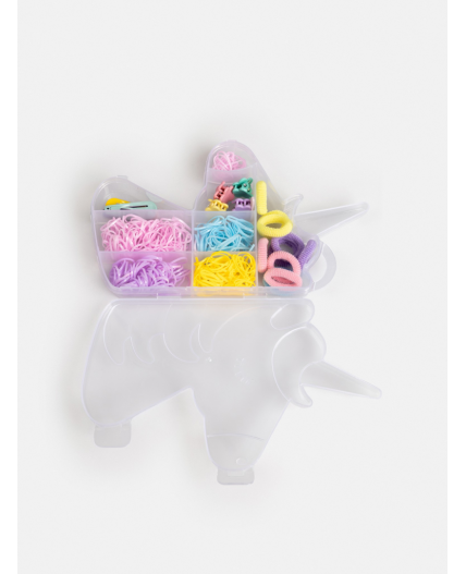 Набор из 300 резинок и 8 заколок для волос дет. Bryony разноцветный