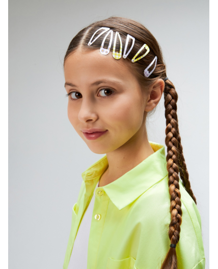 Набор из 6 заколок для волос дет. Gabriel цветной