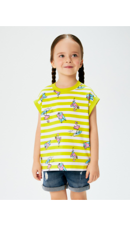 Футболка детская для девочек Bereg полоска