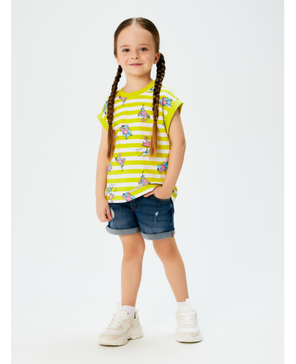 Футболка детская для девочек Bereg полоска