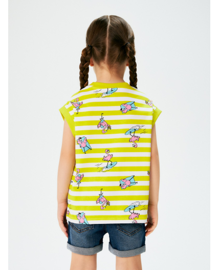 Футболка детская для девочек Bereg полоска