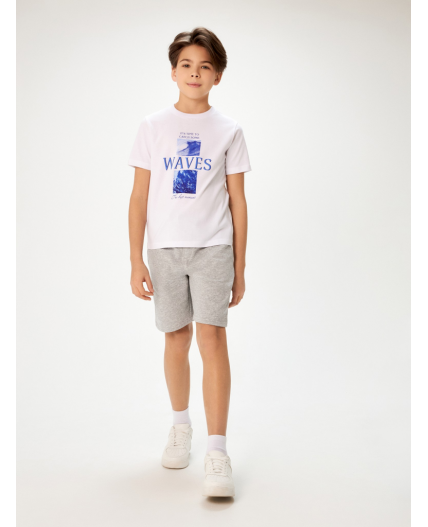 Футболка детская для мальчиков Weakfish  белый