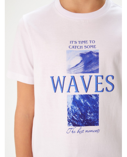 Футболка детская для мальчиков Weakfish  белый