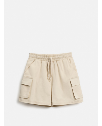 Шорты детские для девочек Satis бежевый