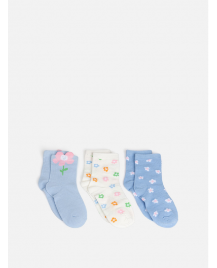 Носки детские в наборе из 3 пар Evelina разноцветный