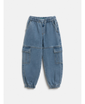 Брюки джинсовые детские для мальчиков Koslo синий