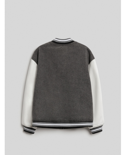 Куртка джинсовая детская для мальчиков Leinor серый