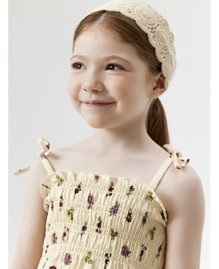 Повязка на волосы детская Lonly бежевый