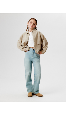 Брюки джинсовые детские для девочек Reia голубой