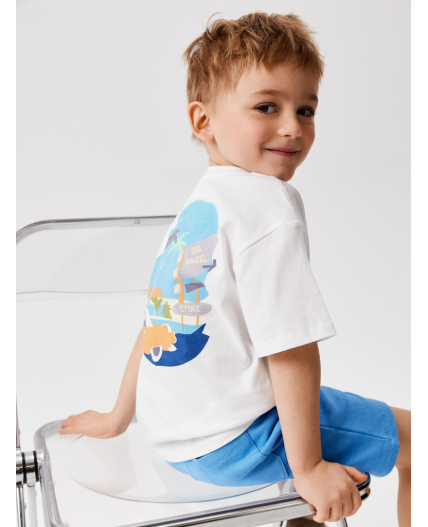 Футболка детская для мальчиков Sumbawa молочный