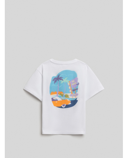 Футболка детская для мальчиков Sumbawa молочный