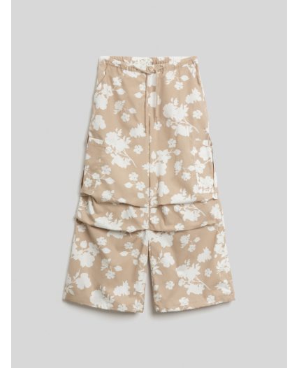 Брюки детские для девочек Diya_pn бежевый принт