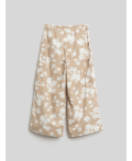 Брюки детские для девочек Diya_pn бежевый принт