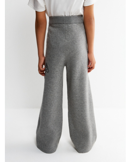 Брюки детские для девочек Flor pt серый меланж