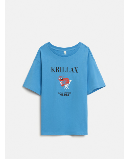 Футболка детская для девочек Galatsia голубой