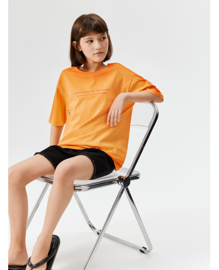 Футболка детская для девочек Galatsia персиковый