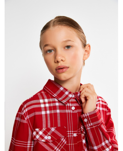 Блузка детская для девочек Mexico красный