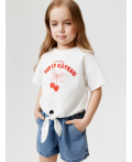 Футболка детская для девочек Egina молочный
