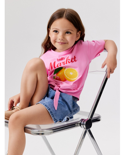 Футболка детская для девочек Egina розовый