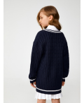Джемпер детский для девочек Felipa темно-синий