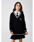 Джемпер детский для девочек Felipa черный