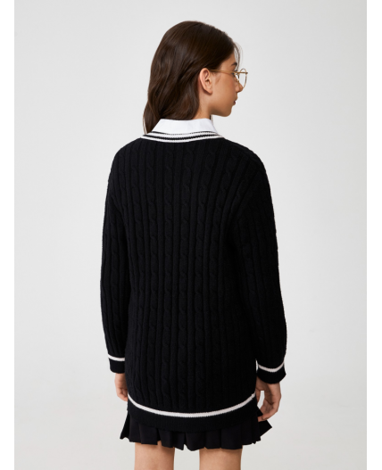 Джемпер детский для девочек Felipa черный