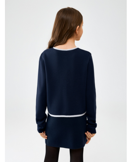 Жакет детский для девочек Kayla темно-синий