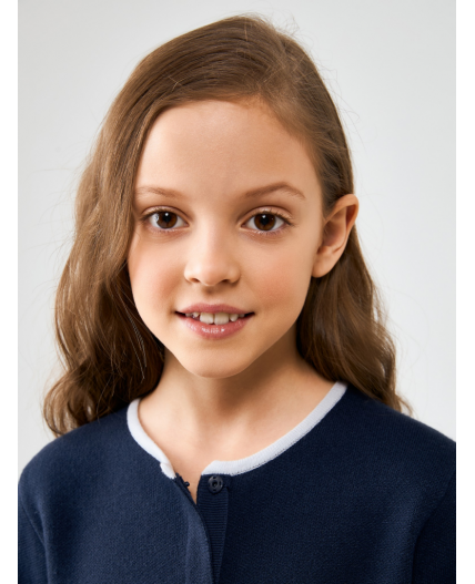 Жакет детский для девочек Kayla темно-синий