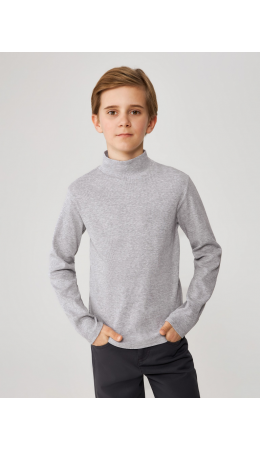 Джемпер детский для мальчиков Riley серый меланж