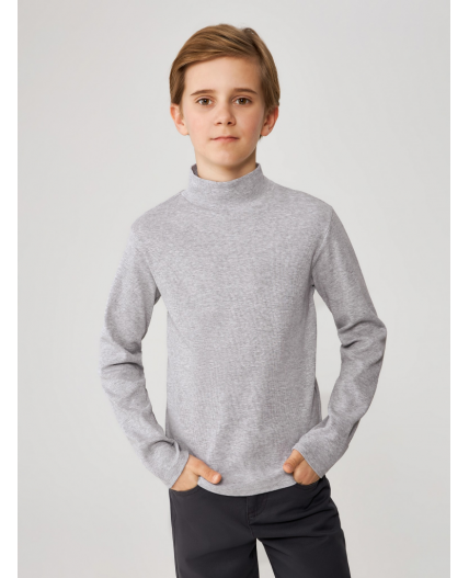 Джемпер детский для мальчиков Riley серый меланж