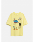 Футболка детская для мальчиков Buru бледно-желтый